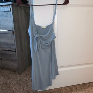 light blue romper